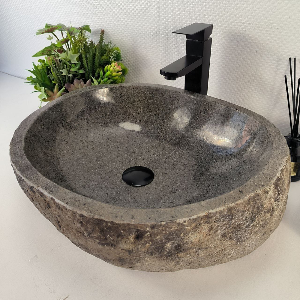 Раковина из речного камня RS-65394 51*43*15 0857