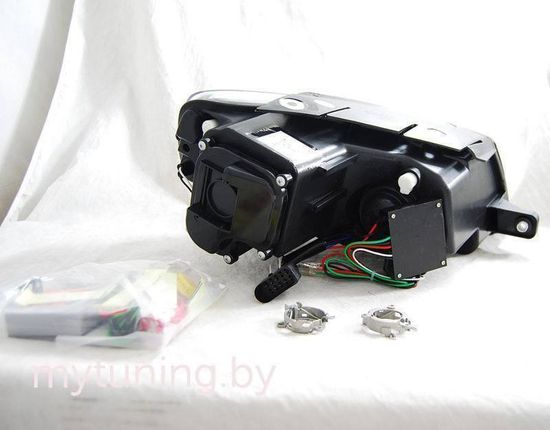 Передние фары tru drl black для VW Passat B6