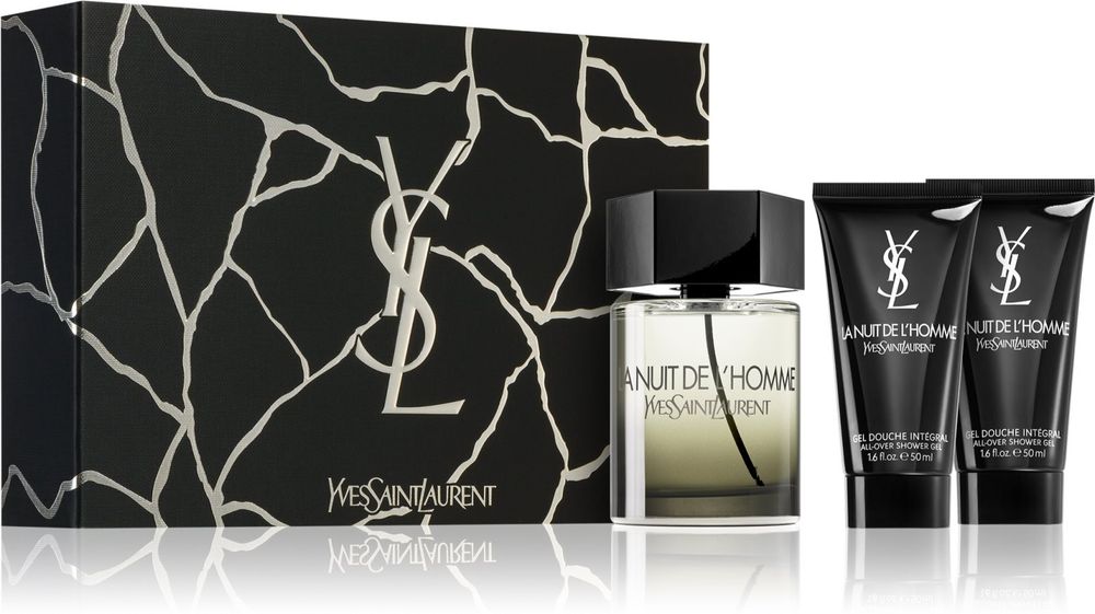 Yves Saint Laurent eau de toilette 100 мл + La Nuit de LHomme perfumed shower gel 50 мл + La Nuit de LHomme perfumed shower gel 50 мл La Nuit de L&#39;Homme