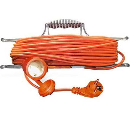 Удлинитель шнур на рамке "UNIVersal" УШ-10 IP-54 ПВС 3*0,75 1гн. з/к 40м