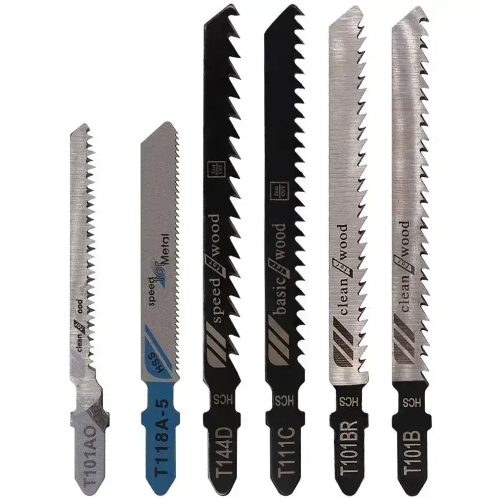 Пилки для лобзика по дереву, металлу, 20шт