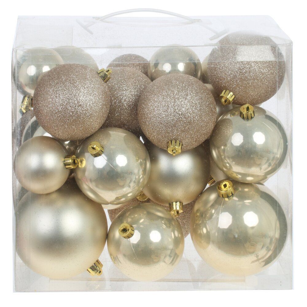 GAEM Набор из 24шт Украшение новогоднее "Шар", D6/8/10см, L27 W18 H25 см