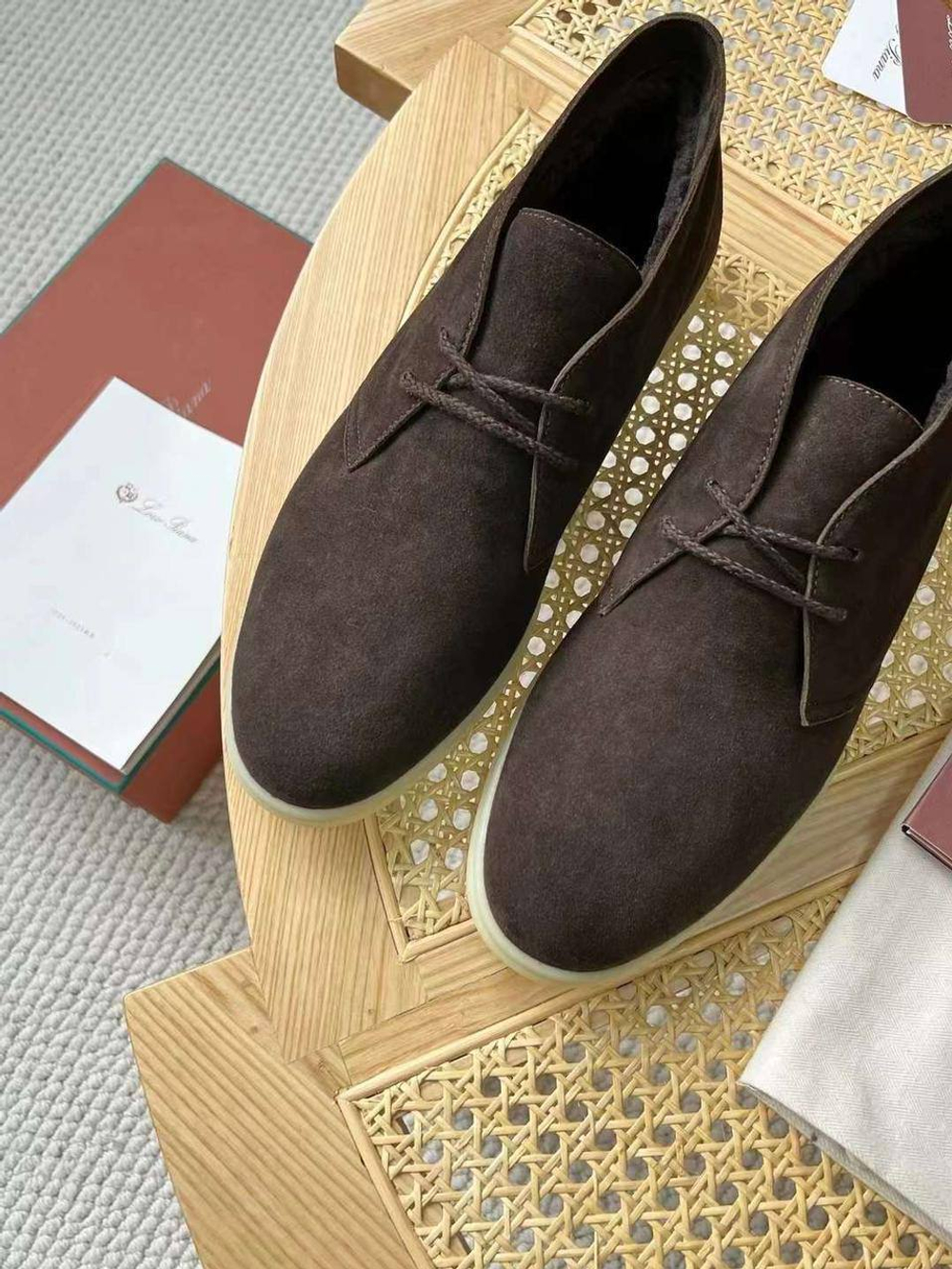 Высокие лоферы Loro Piana