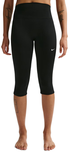 Женские леггинсы Nike Dri-Fit One High-Waisted Capri - black/white