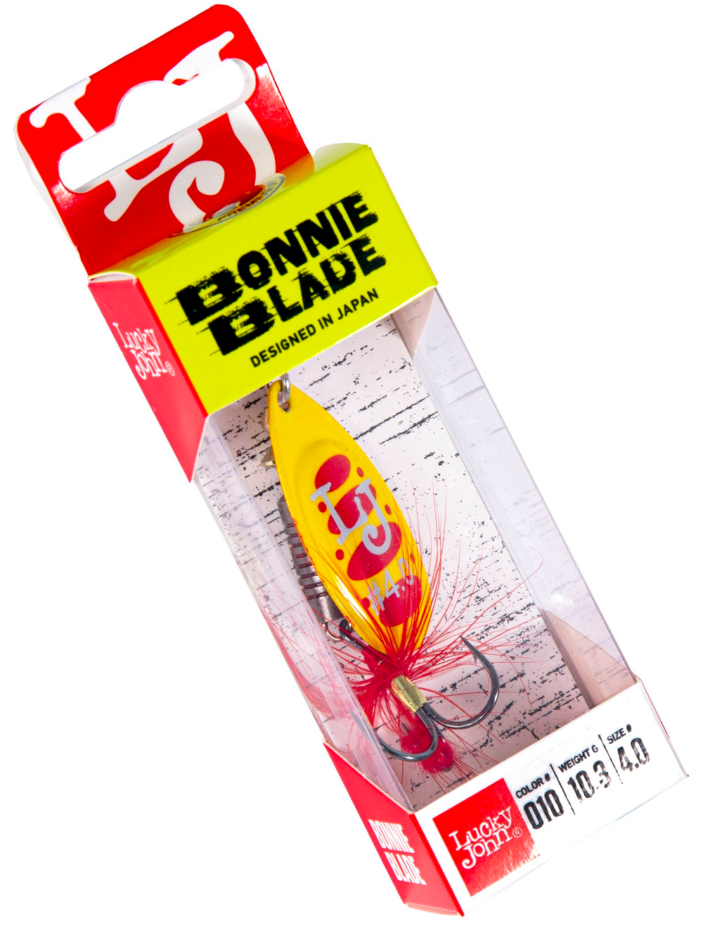 Блесна вращающаяся Lucky John BONNIE BLADE 4 10.3г 010 в блистере