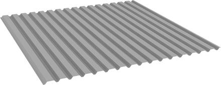 Профнастил СП-20 оцинкованный 0.4 мм Цена за м²