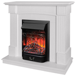 Каминокомплект Real Flame Andrea WT с очагом Majestic Lux Black RC