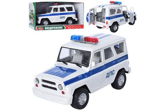 Инерционный внедорожник "ДПС" свет,звук.