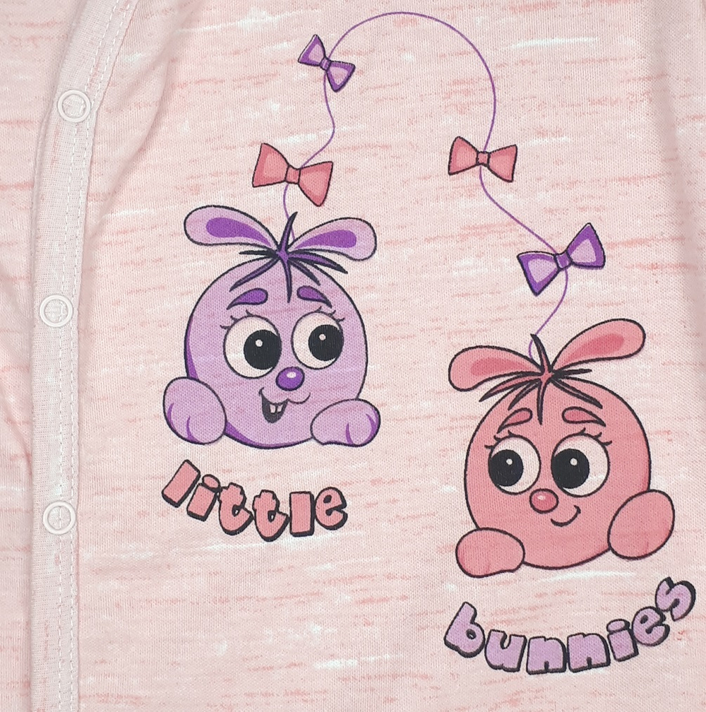 Комбинезон Little bunnies (розовый)