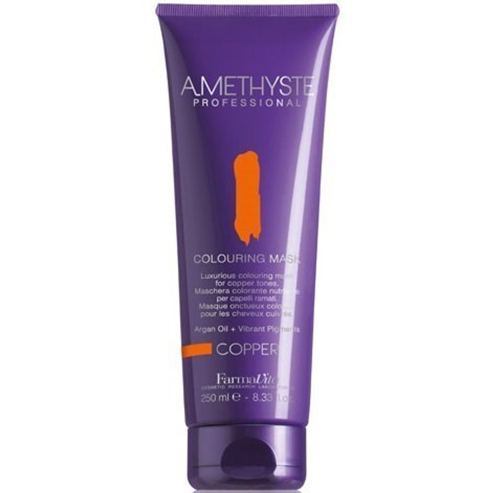 Оттеночная маска для волос - медь 250мл Amethyste farmavita