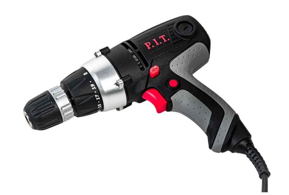 Дрель - шуруп. PBM10-C2 Мастер (400Вт,БЗП,2 скор.0-350/1050об/мин.мет.10/дер.25мм) P.I.T