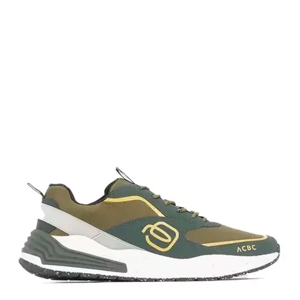 Кроссовки из переработанного материала Piquadro Corner 2.0/Verde limone