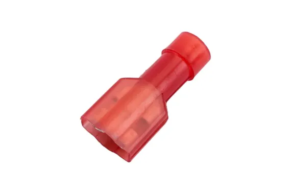 Наконечник КВТ РПИ-М(н) 1.5-(6.3) мама изолированный красный (упаковка 100шт) 38821