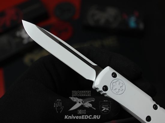 Фронтальный нож Microtech Ultratech Storm Trooper 121-1STD S/E с клинком из стали Böhler M390
