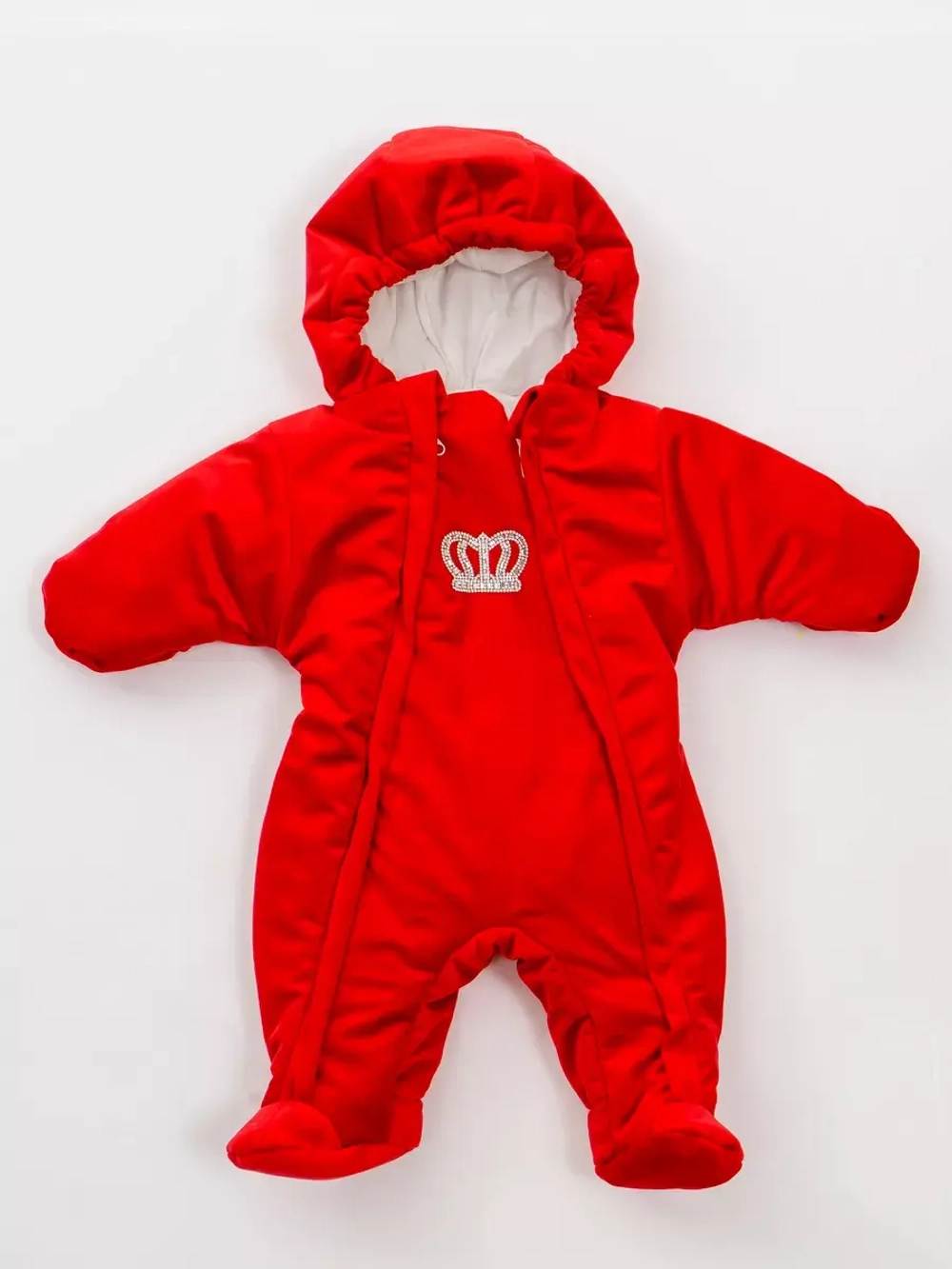 Конверт на выписку новорождённому зимний