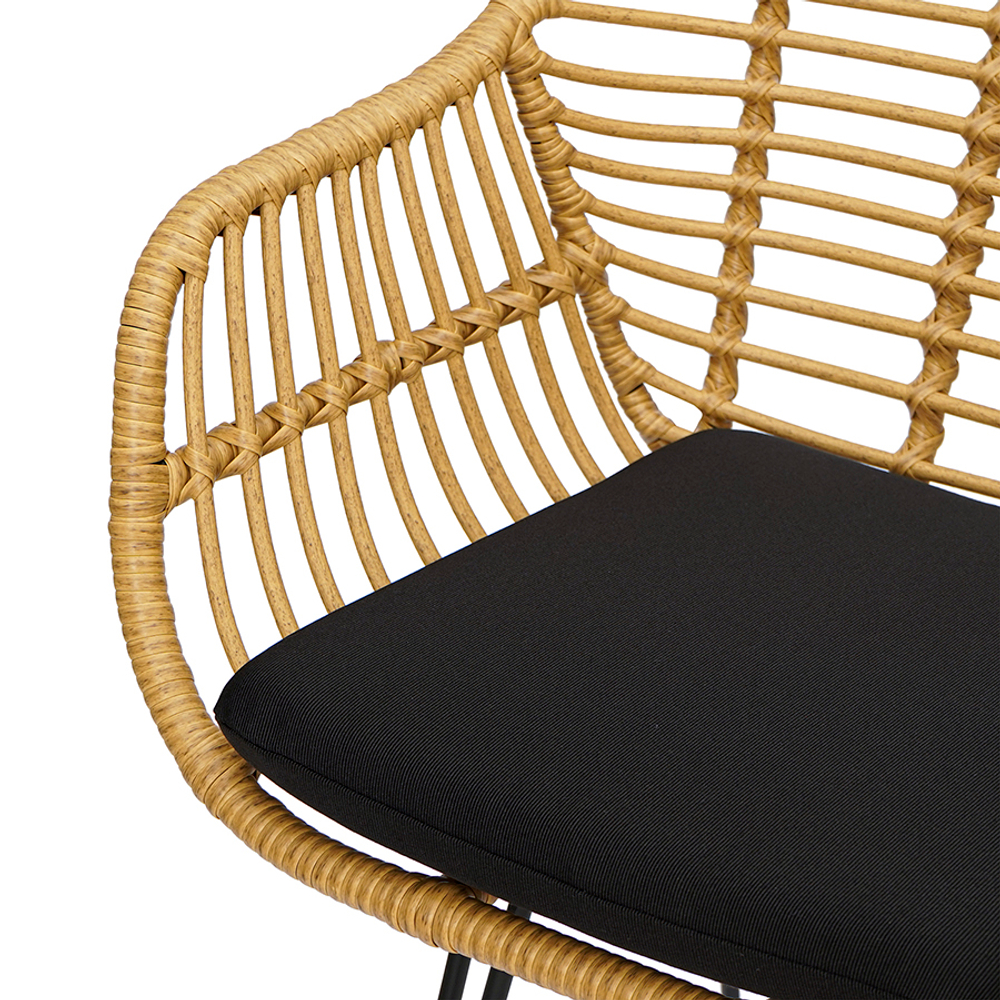 Стул барный Bergenson Bjorn Vetle Bent, ротанг