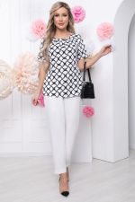 Блуза "Нильда" (вайт) Б5760 LT Collection