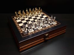 Шахматы подарочные "Илиада мини" венге антик (2811.BLK.5102.150) 6