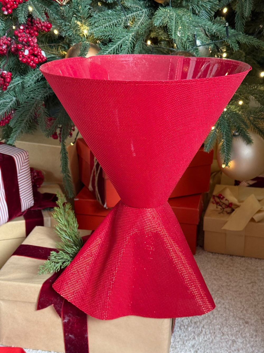 Платье Мерцание (круг). Цвет:Малиновый.