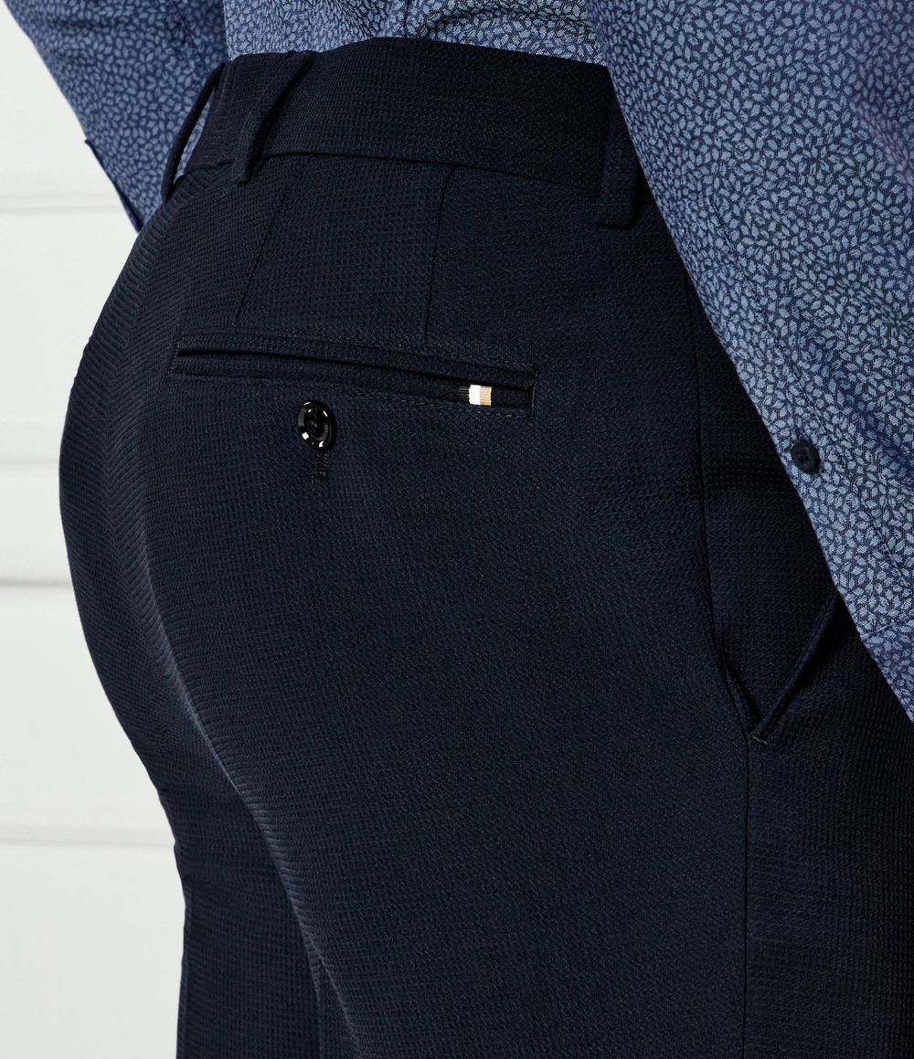 Брюки C-Genius-243 BOSS BLACK - темно-синий(50535005)