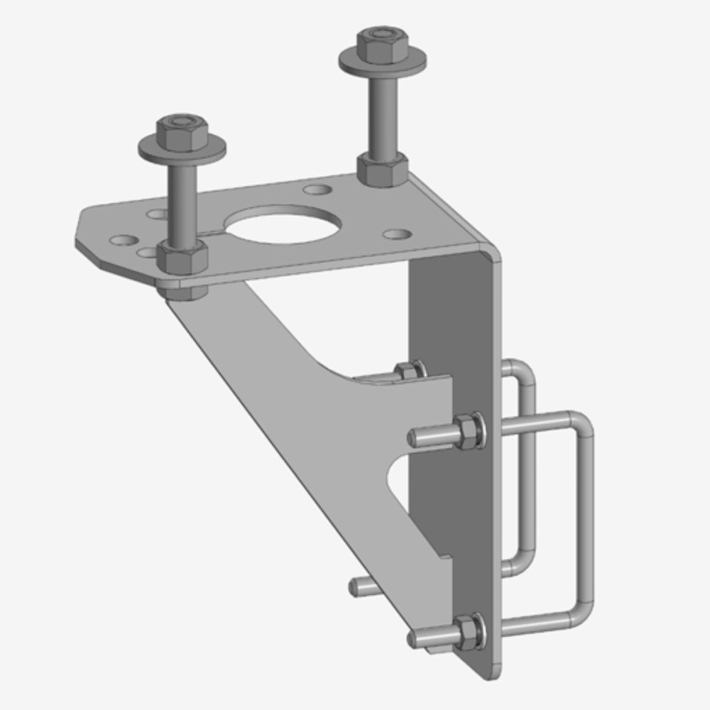 Кронштейн запасного колеса в сборе R13/14/15/16