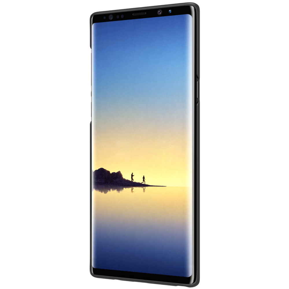 Тонкий жесткий чехол черного цвета от Nillkin для Samsung Galaxy Note 9, серия Super Frosted Shield