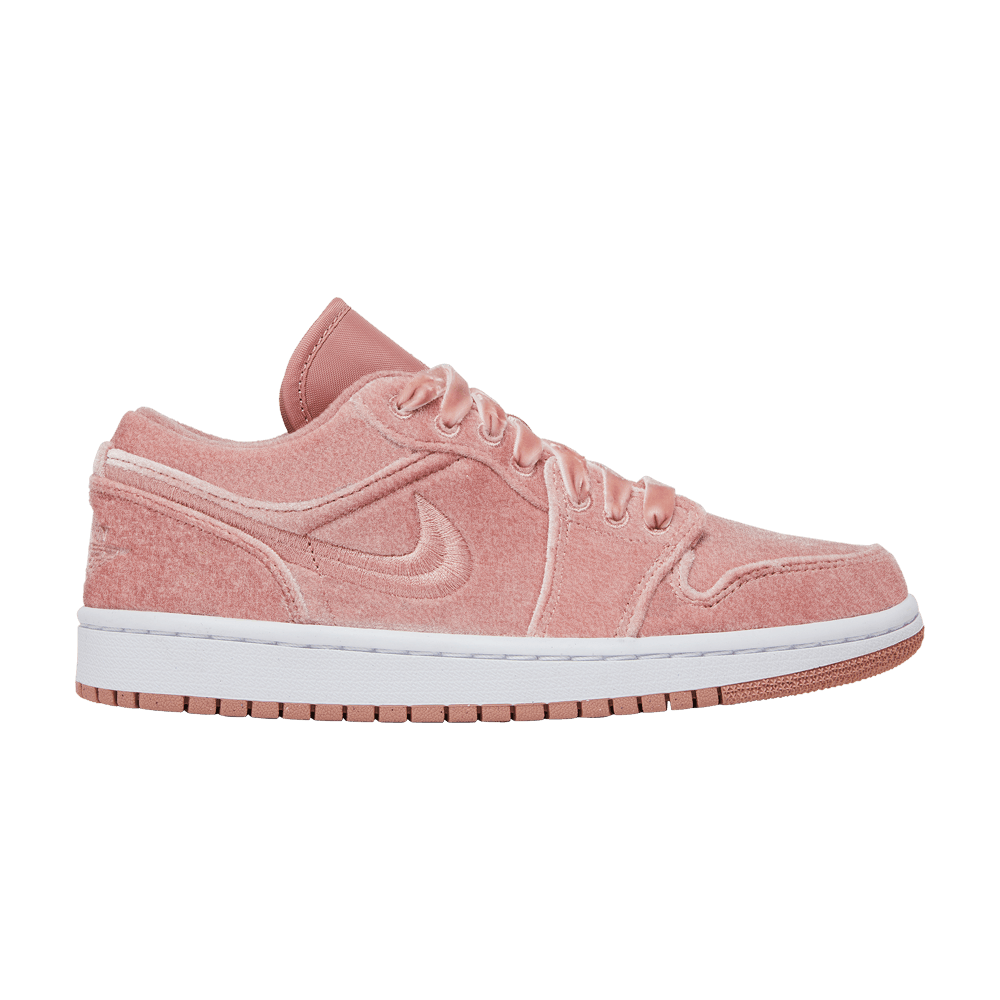 Кроссовки Jordan Air Jordan 1 Low "Pink Velvet" (Женская размерная сетка)