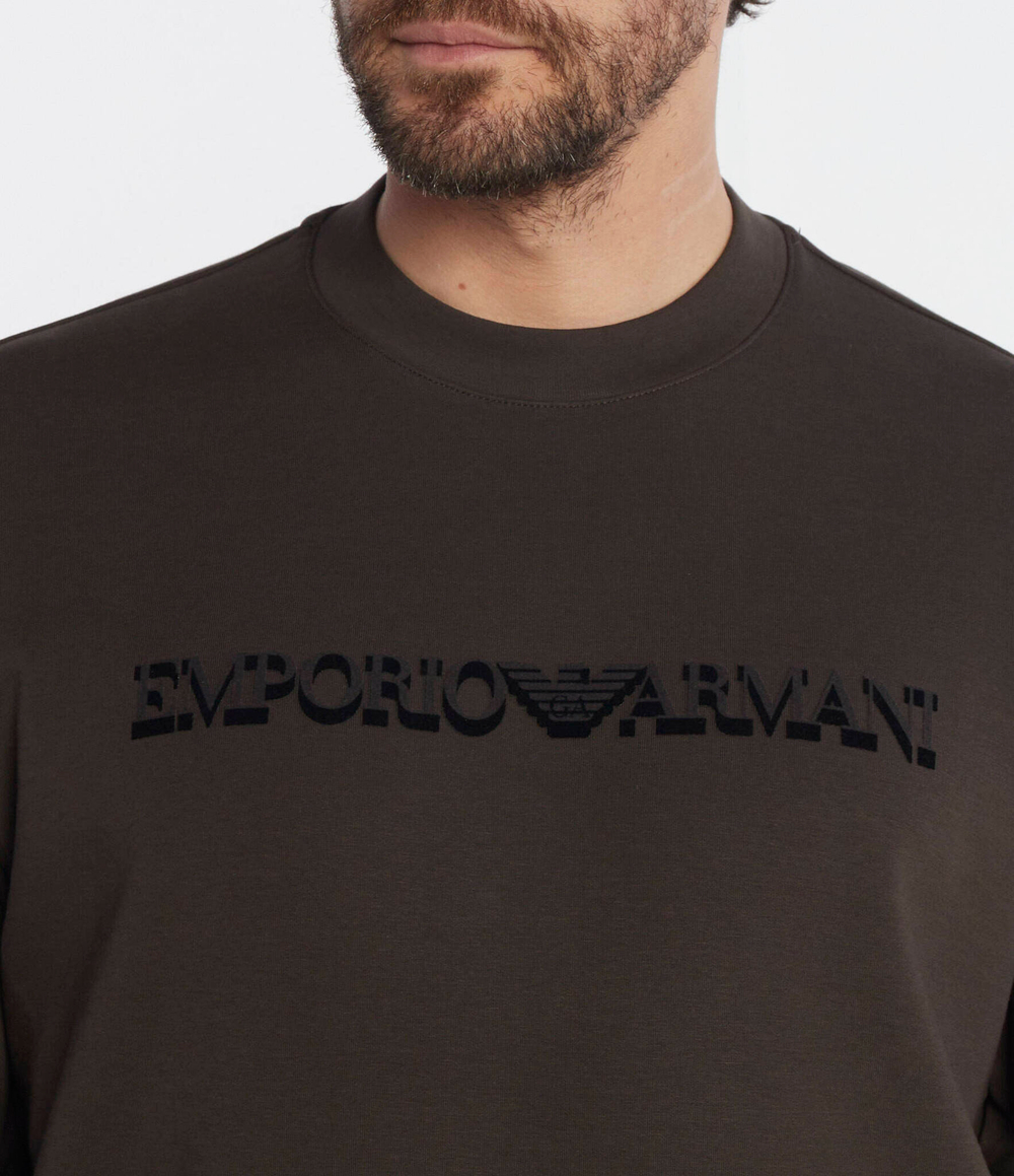 Худи Emporio Armani - коричневый(6R1MG7 1JHSZ)