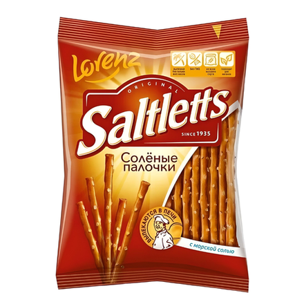 Соленые палочки Saltletts с солью 75 гр