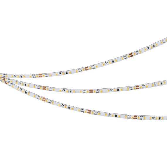 Светодиодная лента Arlight 5W/m 168Led/m 2216SMD теплый белый 5M MICROLED-M168-4mm 24V Warm3500 046731