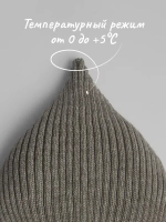 Чепчик детский вязаный на завязках