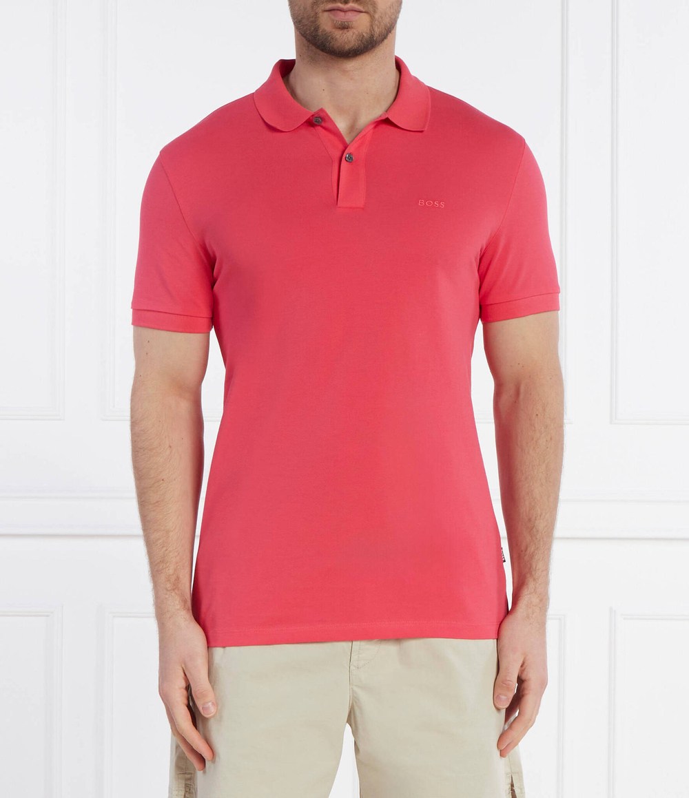 Поло Pallas BOSS BLACK - коралловый(50468301)