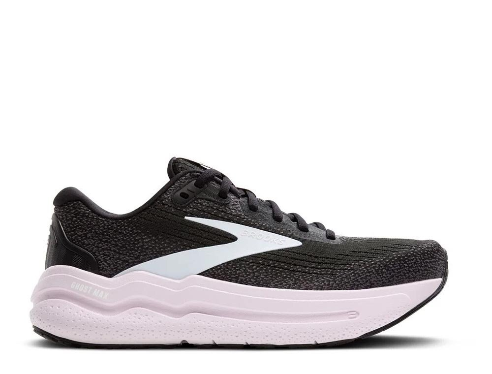 Кроссовки для бега женские Brooks Ghost Max 2 W Черно-Пудровые