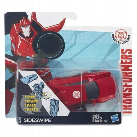 Фигурка Hasbro Transformers Robots In Disguise - Sideswipe - Трансформер-машинка САЙДСВАЙП (красная) - Хасбро B4651/B0068