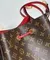 Сумка Louis Vuitton Neonoe MM (красная фурнитура)