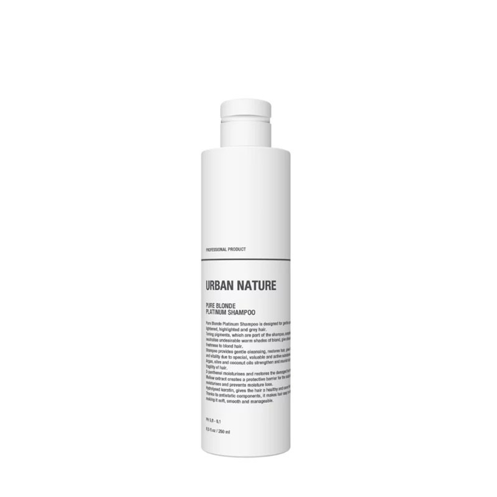 Urban Nature PURE BLONDE PLATINUM Шампунь SHAMPOO Тонирующий