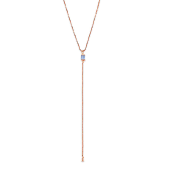 Колье Coeur de Lion Light Blue 5003/10-0720 цвет синий, золотой