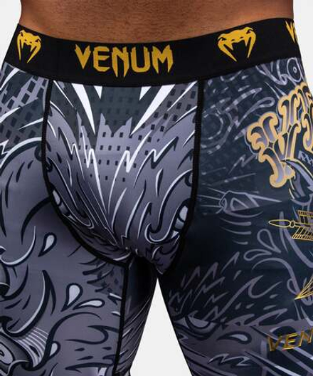 Шорты компрессионные Venum Wolf Atak Black/Grey