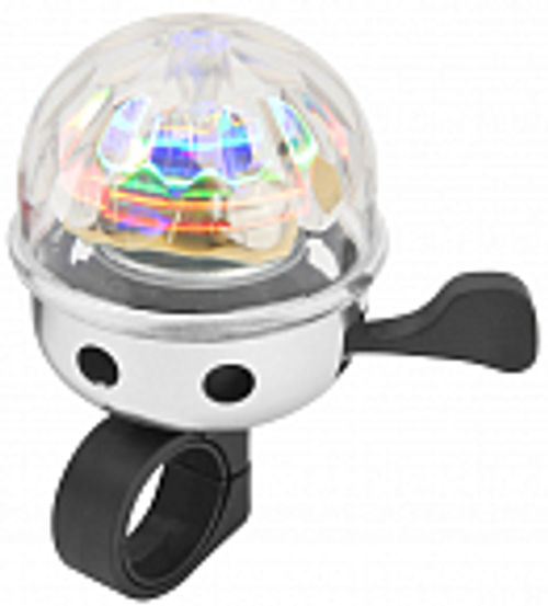 Звонок JH-4242 пластик/алюминий, с вращающейся подсветкой