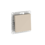 ATLASDESIGN 1-клавишный ВЫКЛЮЧАТЕЛЬ, сх.1, 10АХ, мех., быстрозажим. клем., ПЕСОЧНЫЙ