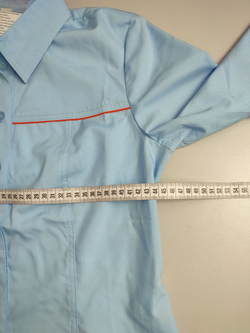 Рубашка голубая 46 размер