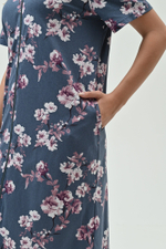 Халат узор цветы