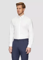 Классическая деловая рубашка из хлопка-стрейча s.Oliver Black Label