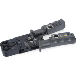 Инструмент обжимной Cabeus HT-2010NT (HT-022) Инструмент обжимной 3 в 1 для RJ-45, RJ-11 / 12 с тестером для витой пары