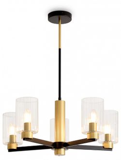 Люстра на штанге Freya Ombre FR2051CL-05BBS