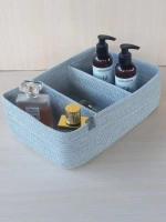 Органайзер для косметики плетеный