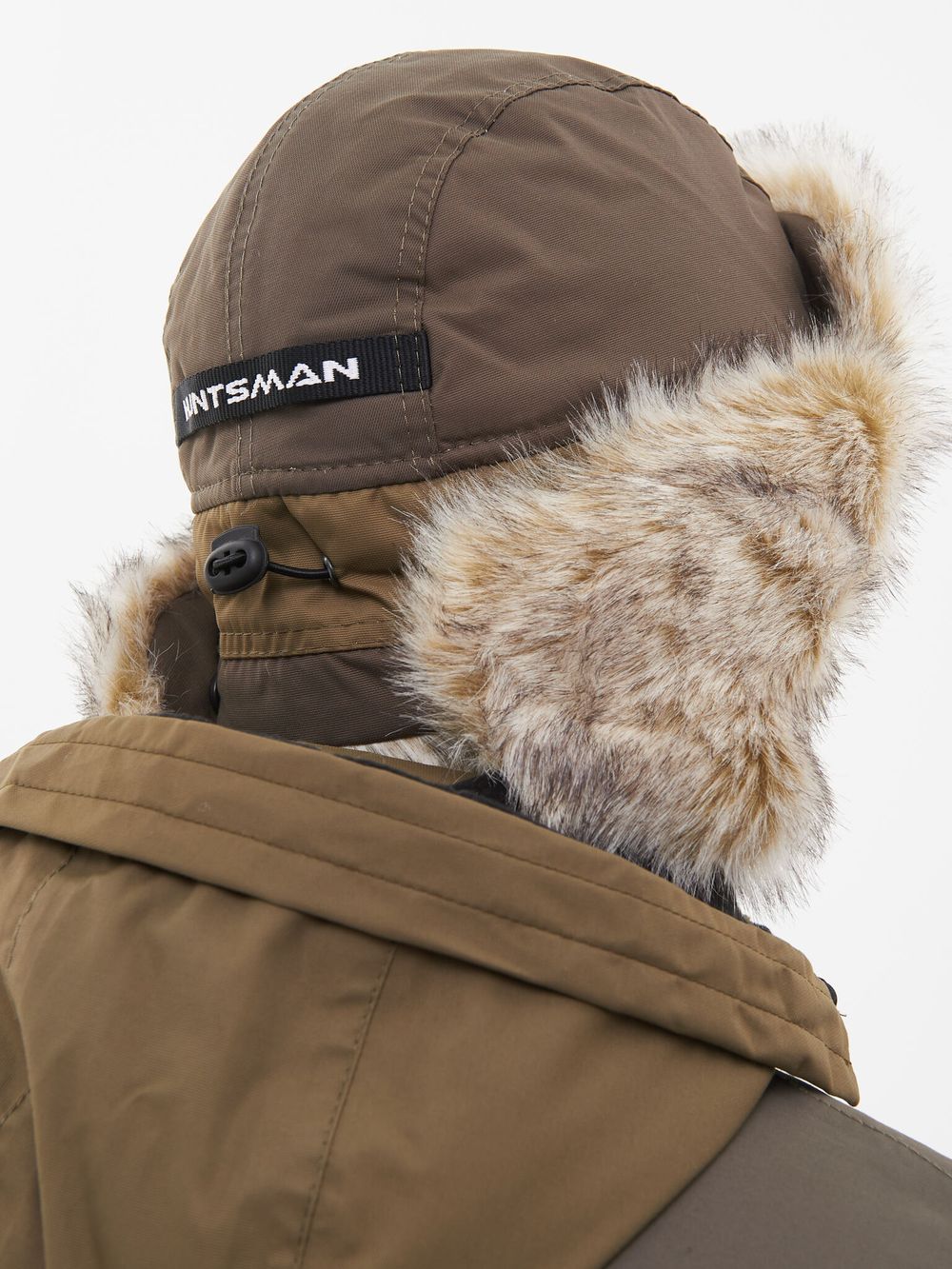 Шапка ушанка зимняя Yukon Ice ткань Breathable цвет Хаки