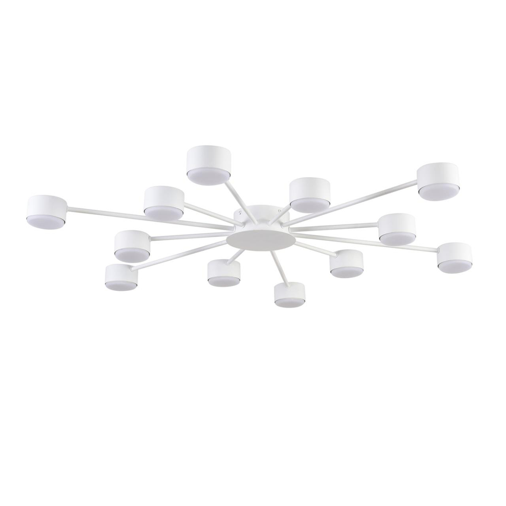 8343/12C COMFI LN26 252 белый, металл Люстра GX53 LED 12*7W 220V TORINA