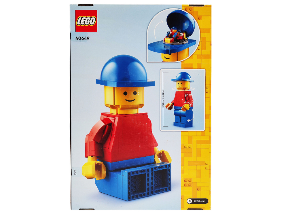 Конструктор LEGO 40649 Увеличенная минифигурка LEGO