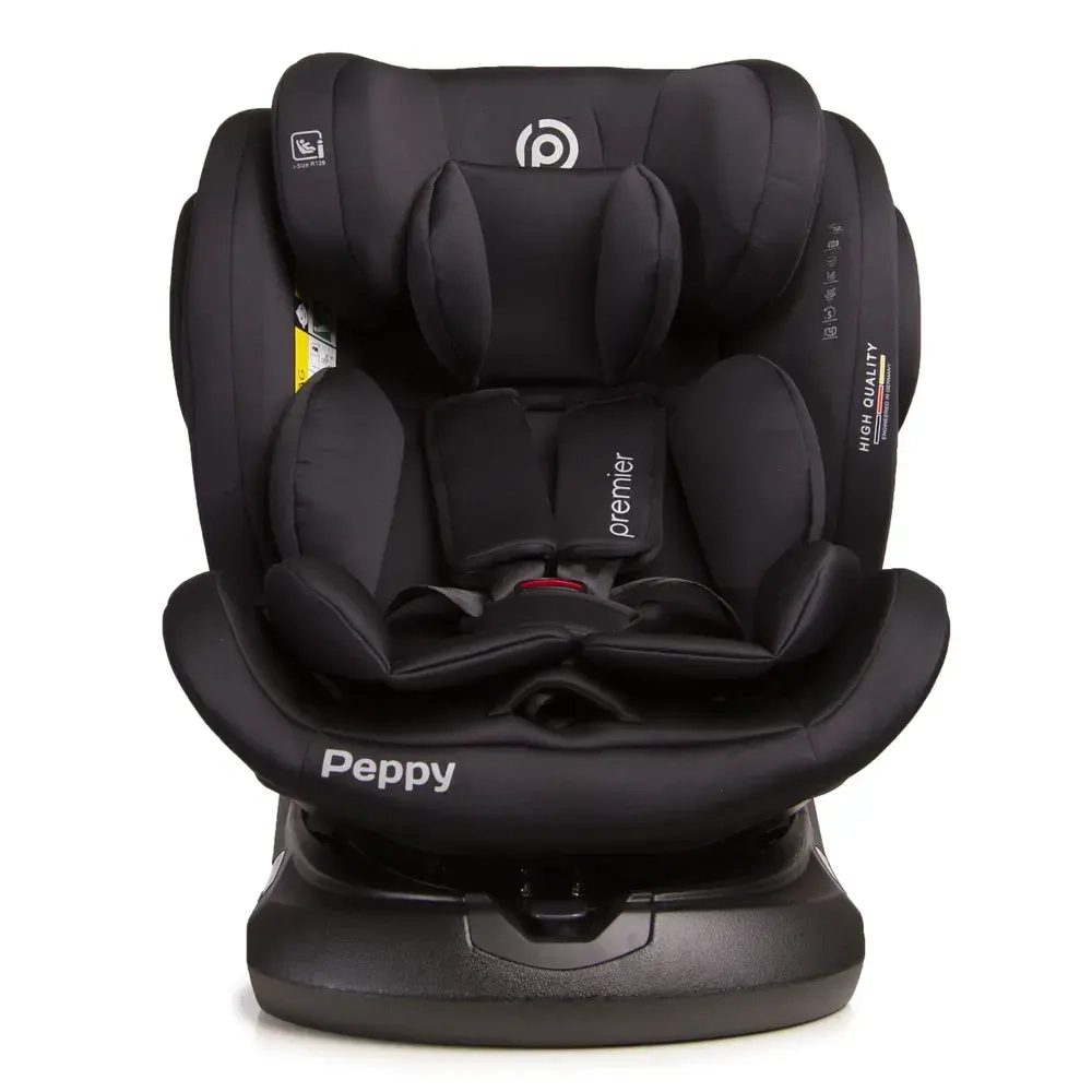 Автокресло Peppy Premier Isofix 0-36 I-Size (black)